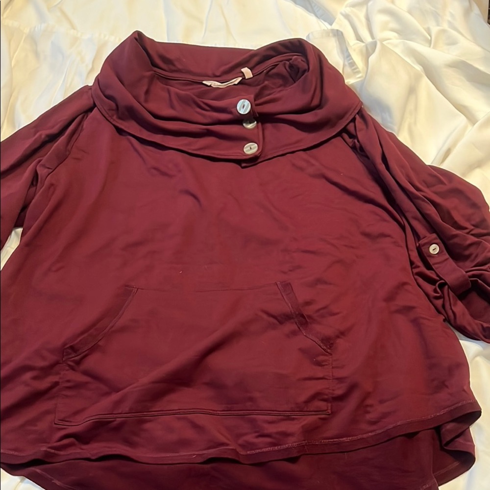 Soft Surroubdings Kassidy top women’s 2x burgundy so soft!